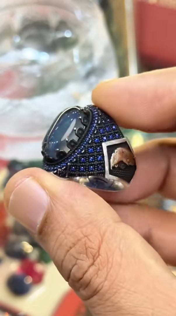 Royal Blue Color Changing/Alexandrite Ring